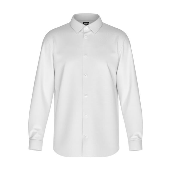 Tailored White Shirt In Icy Cotton 4-Way Stretch