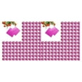 thumbnail image 4 of QualitChoice 100 Pcs Carrés en Aluminium Colorés pour Emballage Bonbons Chocolat Sucettes Roses 2Set, 4 of 6