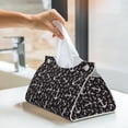 thumbnail image 5 of Goofa Anchors Pattern Triangle Square Tissue Box Cover, Modern PVC Leathe Facial Paper Holder,Decorative Holder/Organizer for Bathroom Vanity Countertop, 5 of 9