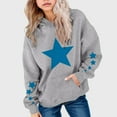 thumbnail image 2 of newwalpole Hoodies for Teen Girls Oversized Gradient Color Long Sleeve Sweatshirts Tween Girls Preppy Clothes Pullover Hoodies Gray for Size 7-8 Years, 2 of 4