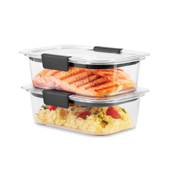 Rubbermaid 3.2 Cup Brilliance Stain-Proof Food Storage Container, Set of 2