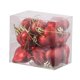 thumbnail image 3 of 12 adornos navideños con forma de corazón para árbol de Navidad, bolas navideñas, colgantes con dijes Rojo, 3 of 9