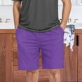 thumbnail image 6 of joogoo Mens Swim Trunks Dark Purple Beach Shorts Drawstring Elastic Waist Swimwear Bathing Suits M, 6 of 6
