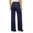 thumbnail image 4 of Yoga Dress Pants for Women High Waisted Stretchy Comfy Work Pants Business Casual Office Yoga Pant with Pockets Navy M, 4 of 6