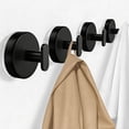 thumbnail image 5 of Suction Cup Hooks for Shower, Heavy Duty Wall Hangers for Bathroom, Glass, Front Door, Towels, Robes, Loofahs, Christmas Wreaths, Reusable, Damage Free, Holds 15 Lbs, 1 Hook, 5 of 6
