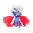 thumbnail image 2 of FeiFu 4th of July Girl Dog Dress with Independence Puppy Clothes for Small Dog 1st Independent Day Outfit Patriotic Pet Princess Skirt, 2 of 6