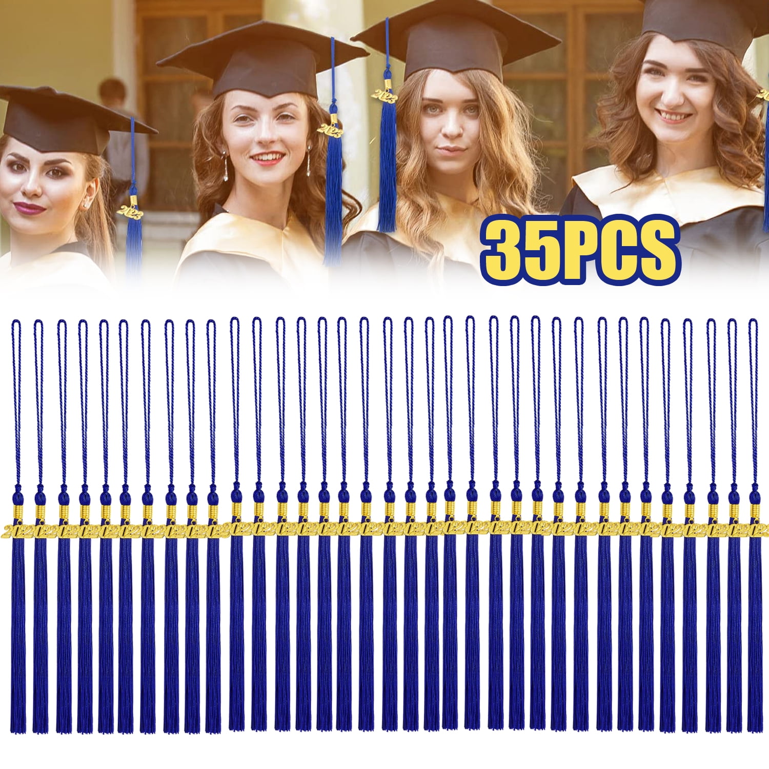 35 Pcs 2023 Grad Graduation Tassels,Graduation Tassel with 2023 Year
