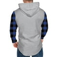 thumbnail image 6 of Fnooota Hoodies for Men 2025, Athletic Casual Pullover Long Sleeve Fall Sweatshirts Blue Size S, 6 of 6