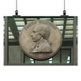 thumbnail image 2 of Print: Entrance Hall. Bronze Medallion With Profile Of James Madison, By, 2 of 4