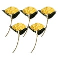 thumbnail image 1 of maskred 5pcs For DIY Durable - Artificial Flower Set For Craft Enthusiasts Non-toxic Realistic Appearance Pets Friendly Yellow, 1 of 6