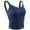 96# Navy Blue, Pack of 1, variant on Cadmus 5 Pack Crop Tank Top for Women Ribbed Dry Fit Gym Shirts Racerback Yoga Tank Top Undershirts