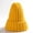 Yellow, variant on ruhuadgb Winter Unisex Solid Color Warm Soft Hiphop Knitted Hat Cuffed Skull Beanie Cap