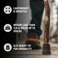 thumbnail image 6 of Brazos Rustic Wood Walking Stick, Ironwood, Traditional Style Handle, for Men & Women, , 48", 6 of 10