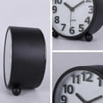thumbnail image 4 of Silent Analog Alarm Clock,black Metal Large 3d Digits,non Ticking, 4 of 4