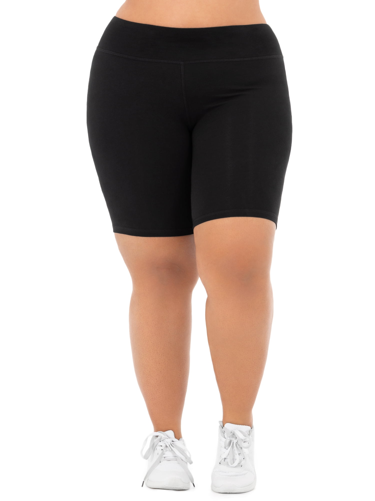 Athletic Works Women's and Women's Plus Core Active Dri-Works Bike Shorts, 1 and 2-Pack, Sizes S-4X