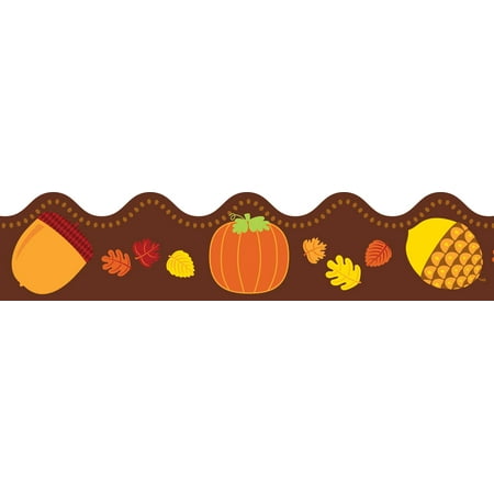 Beautiful Scalloped - Acorns & Pumpkins Scalloped Borders