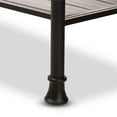 thumbnail image 4 of Baxton Studio Velera Wood and Metal Kitchen Storage Shelf in Bronze, 4 of 8