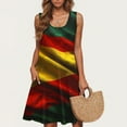 thumbnail image 4 of Patlollav 2025 Independence Day Womens Casual Plus Size Sleeveless Round Neck Printed Short Dresses, 4 of 6