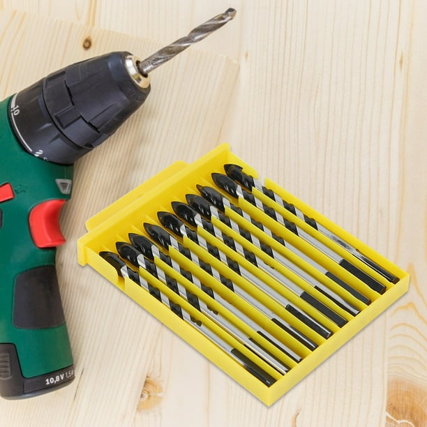 Twist Drill Set Twist Drill Drill Bit Twist Drill Drill Bit 10Pcs Twist Drill Set Strong Durable Wood Ceramic Wall Bits Punch Tools