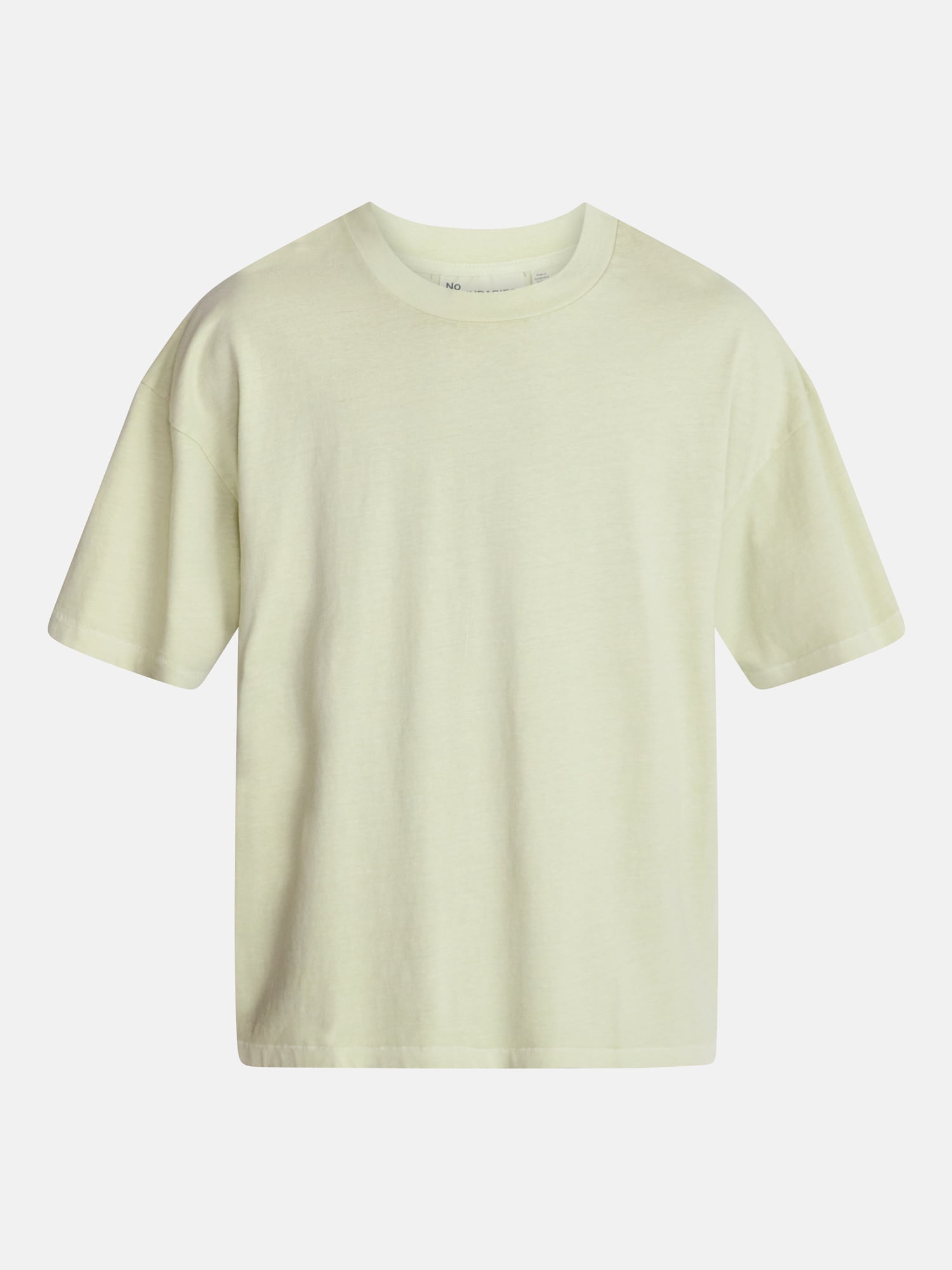 No Boundaries Men's Oversized Boxy Tee with Short Sleeves, XS-4XLT