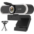 thumbnail image 1 of Webcam 1080P with Microphone & Privacy Cover for PC/Laptop, USB Computer Camera Plug &  with Auto Light Correction for Video Calls, Live Streaming Gaming & Online Meetings, 1 of 7