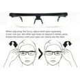 Adjustable Focus Glasses Dial Vision 6D to +3D Diopters Magnifying