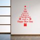 thumbnail image 5 of 2 Piezas Pegatinas de Árbol de Navidad Letras Pegatinas Removibles Calcomanías de Pared de PVC Mural Decoración de Ventana para Suministros de Decoración del Hogar de Navidad (Rojo) ER, 5 of 5