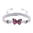 thumbnail image 5 of Holloyiver Valentine's Day Butterfly Bracelet, for Teen Girls Adjustable String Butterfly Bracelets for Women Cute Butterfly Charm Bracelets, 5 of 8