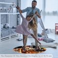 thumbnail image 3 of Abstract Musical Background.jpg Round Soft Area Rugs 2.6ft Anti-Slip Cute Circle Carpet for Teen Girls Room, Circular Rug for Nursery Room, Dorm, Cute Room Decor for Baby, 3 of 7
