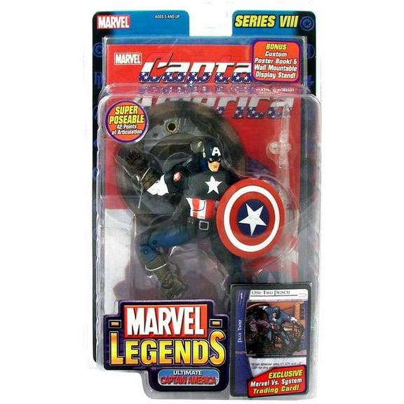 Marvel Series 8 Captain America Action Figure (Ultimate)