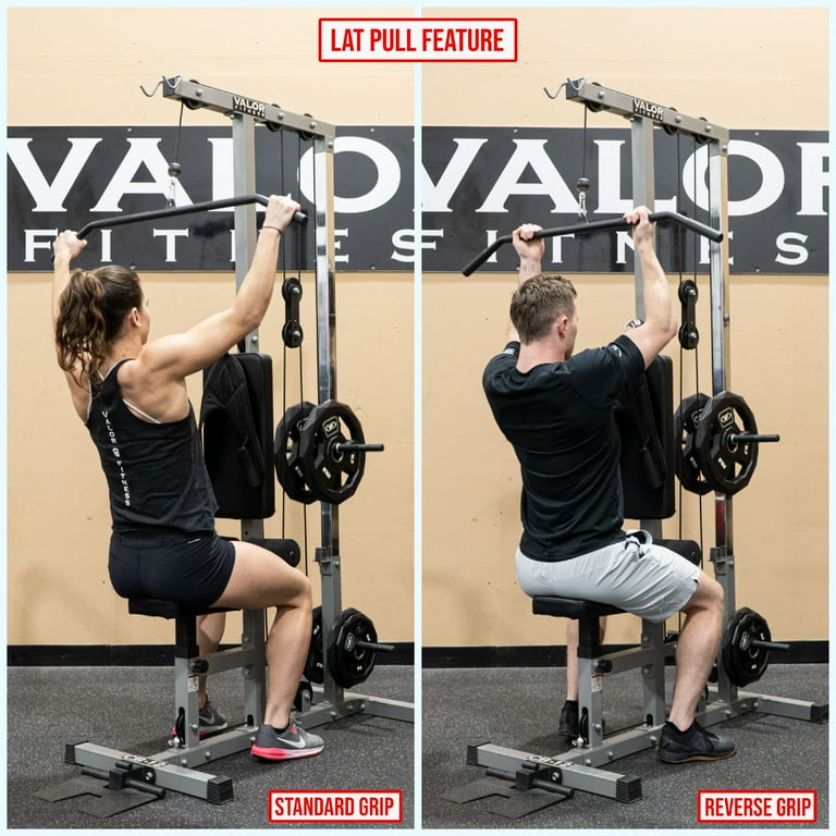 Valor Fitness CB 12 Plate Loading Lat Pull Down Walmart