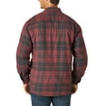 Wrangler Men's Sherpa Lined Flannel Heavyweight Shirt Jacket