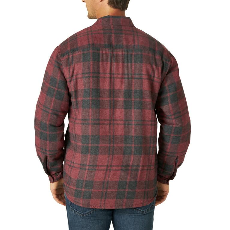 Wrangler Men's Sherpa Lined Shirt Jacket