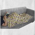 thumbnail image 6 of Ice Cream Soft Flannel Fleece Throw Blanket, Yummy Cupcakes Chocolate Party with Cherry Cones Fruit Kids Nursery Theme, Cozy Plush for Indoor and Outdoor Use, 50" x 70", Multicolor, by Ambesonne, 6 of 6