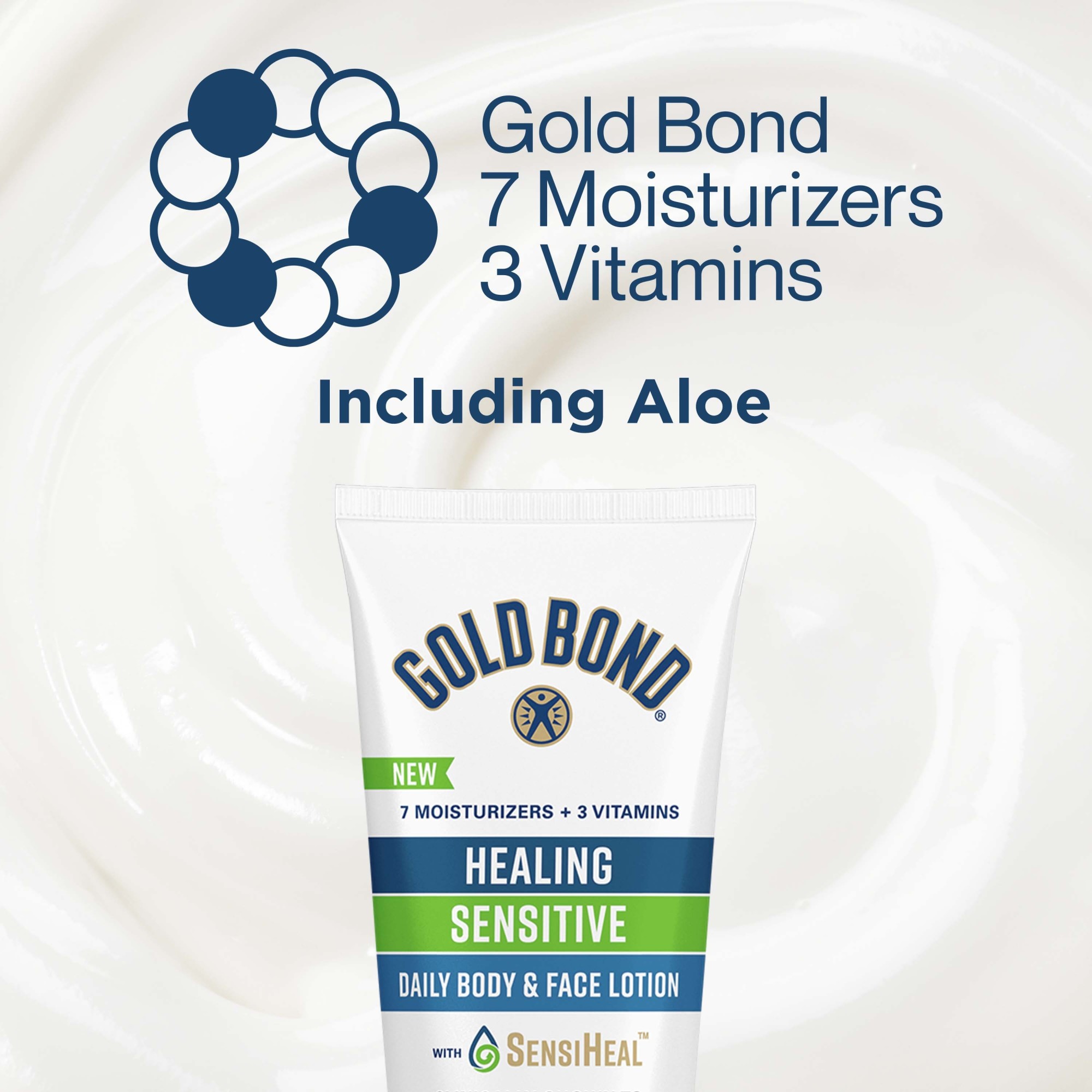 Gold Bond Healing Sensitive Daily Body And Face Lotion, 21 oz photo 5