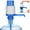 🔥 Blue_New#13, variant on Manual Water Bottle Jug Hand Pump Dispenser | Fits Standard 5-6 Gallon Bottles | Camping Drinking Spigot | ABS Material | Removable Tube | 3 Hose Extensions Included