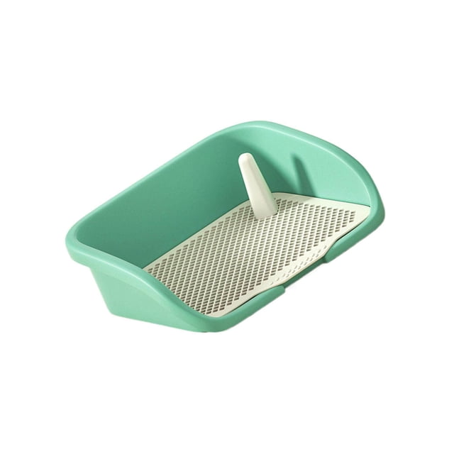 serony Pet Training Toilet Urinal Dog Litter Tray Keep Paws and Floors Clean L Green