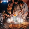 thumbnail image 4 of Outdoor Wood Burning Stove Kadlawus Under $5 ! Portable Bonfire Stove for Courtyard Camping, Tabletop Fire Pit for Heating and Cooking, Safe Flameless Outdoor Decor, 4 of 7