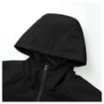 thumbnail image 4 of MADHERO Men's Lightweight Lined Hooded Waterproof Rain Jacket Windbreake jacket, 4 of 6