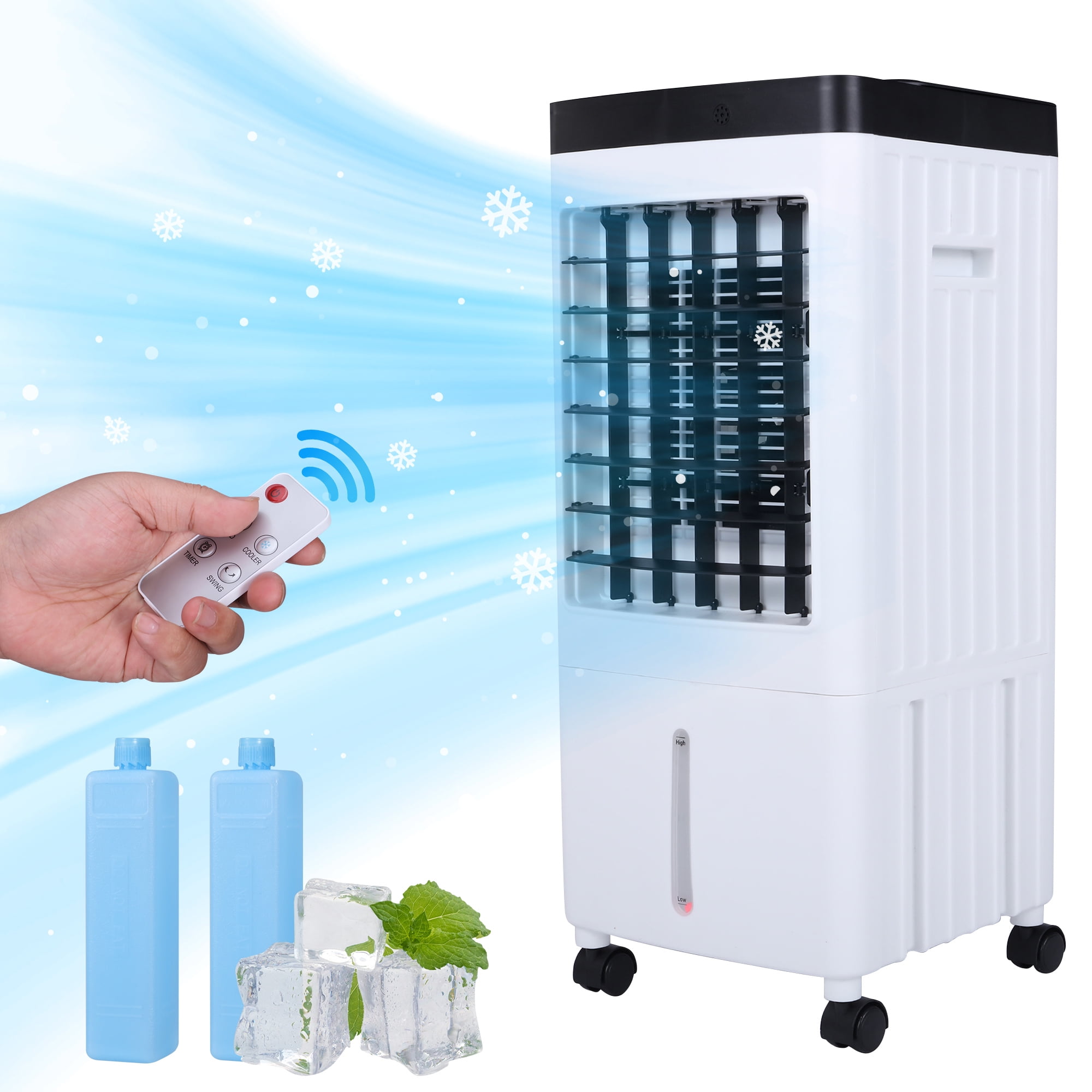 SHCKE Evaporative Air Cooler, Swamp Cooler Air Conditioner, 3 Modes