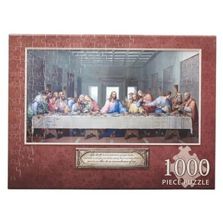 MasterPieces 500 Piece Panoramic Jigsaw Puzzle 'The Last Supper' 12x36  Sealed