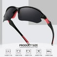 thumbnail image 4 of Sports Polarized Sunglasses for Men Cycling Running Fishing UV Protection Sun Glasses Lightweight Half Frame Goggles, 4 of 11