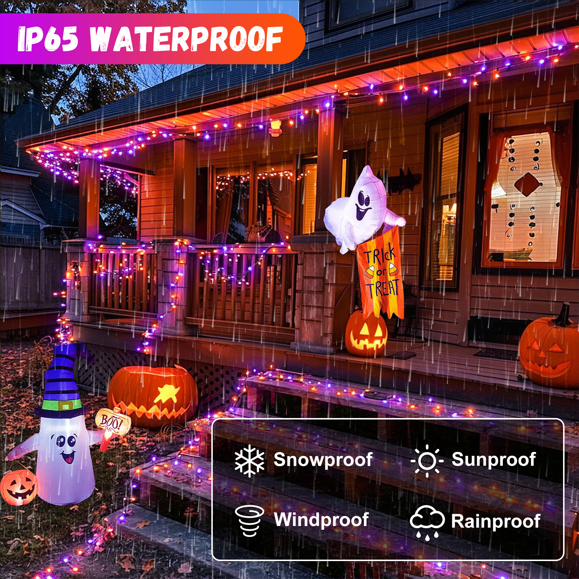 Magotan 300 LED Halloween String Lights photo 2