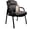 Black, variant on Big & Tall 500 lb. Guest Chair, PU Leather Office Reception Chairs with Sled Base, Desk Chair No Wheels for Waiting Room Conference Lobby Computer Living Room, Brown