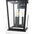 thumbnail image 4 of Elegant Lighting Cayman 7 inch Outdoor Pendant in Black, 4 of 8