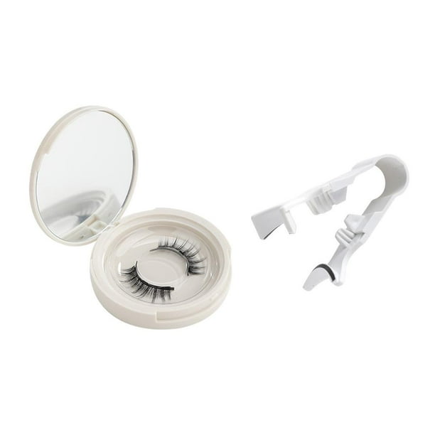 SGACAI Pestañas postizas magnéticas 3D con clip para maquillaje de pestañas naturales 1 par Z2E6