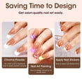thumbnail image 6 of Gellen French Tips Press on Nails - 150 Pcs Brown Medium Coffin, Salon Acrylic Press on Nails Soft Gel Nail Tips, 15 Sizes Fake Nails 3 in 1 Pre-french French Tips Full Cover Tips for Nail Art, 6 of 9