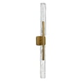 thumbnail image 5 of Curva Integrated LED 36in Brass Vanity Light with Handcrafted Glass, 5 of 17