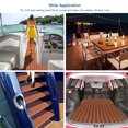 thumbnail image 6 of EVA Foam Faux Teak Boat Decking Sheet 94.5 X 47.3 inch, 94.5 X 35.5 inch 5MM Thick Non-Skid Self-Adhesive for Marine Yacht RV Swimming Pool Garden Boat Flooring Sheet, 6 of 14