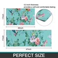thumbnail image 7 of Pioneer Flower Floral Print Pattern Kitchen Rugs Sets Of 2,Anti Fatigue Kitchen Mat Rugs Non Slip Washable,Decorative Kitchen Floor Mats for Kitchen,Sink,Laundry,17"x30"+17"x47", 7 of 7